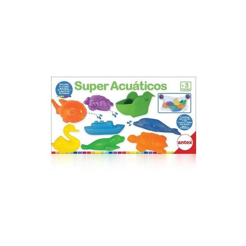 Super Acuaticos Set De Baño Para Bebe Original Antex
