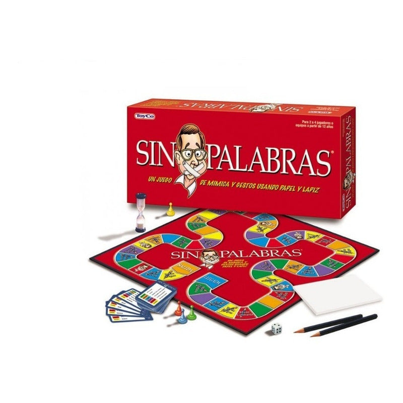 Sin Palabras Juego De Mesa Mimica Y Dibujar Original Toyco