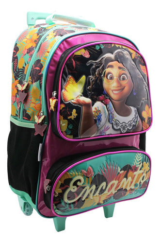 Mochila Con Carro Encanto Ep147 Disney Original 18''
