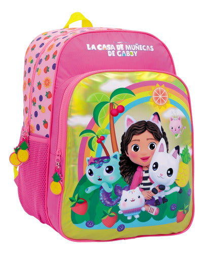 Mochila De Espalda Gabby Dollhouse Lic. Original 16'' 35206