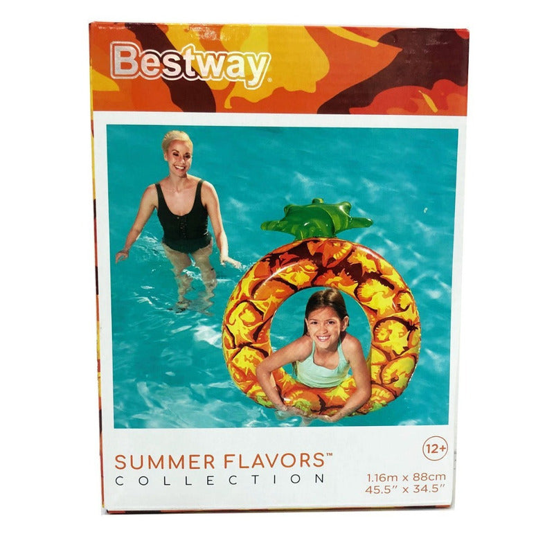 Colchoneta Inflable Salvavidas Forma De Anana 36121 Bestway