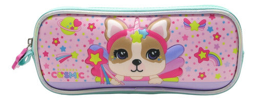 Simones Cartuchera 1 Cierre Pvc Original Cresko Si382