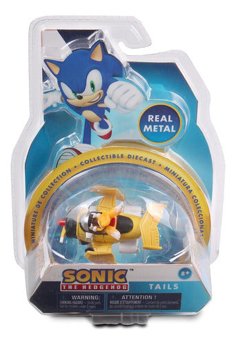 Sonic Vehiculo Tails Auto 5cm Metal Original 64197