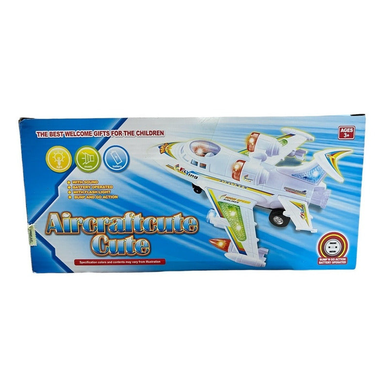 Avion A Pila Con Luz Y Sonido 5323