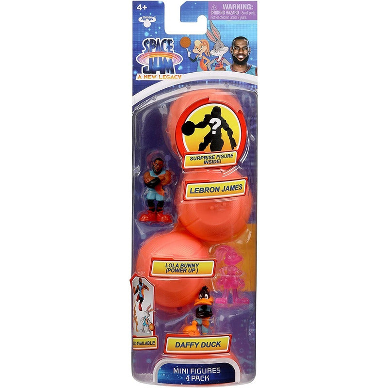 Space Jam New Legacy Mini Figura X4 Sorpresa Original 14552