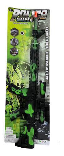 Ametralladora Police Gun Con Sonido 50866