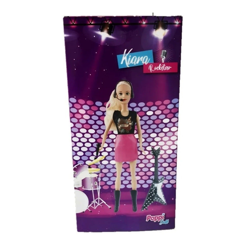Muñeca Poppi Doll Kiara Rockstar B408