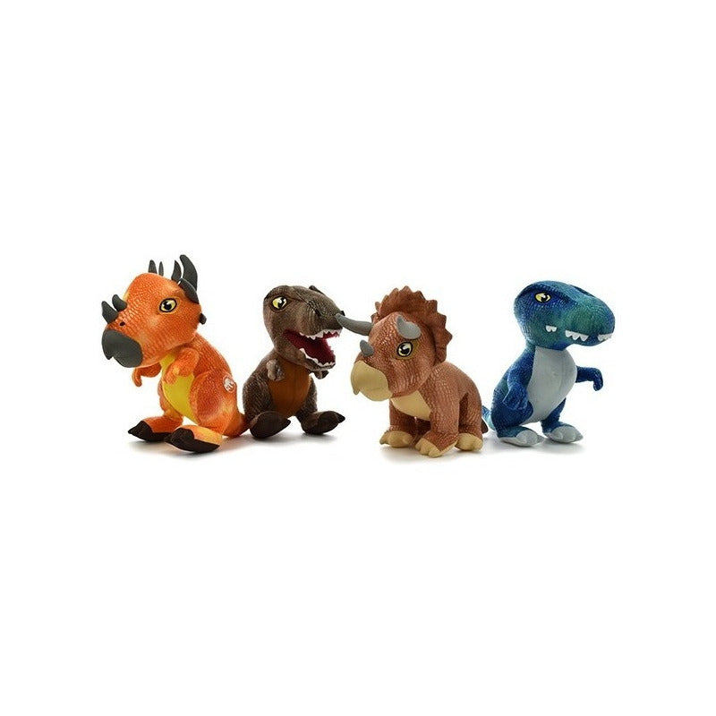Peluche Jurassic World Dinosaurios Con Sonido 24cm Jw016