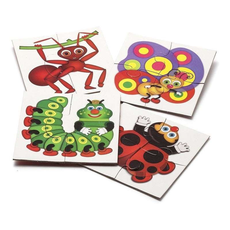 Bichitos Juego Puzzle Original Ruibal