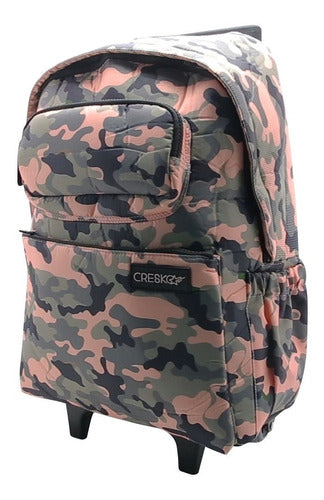 Mochila Con Carro 18'' Ck621 Original Cresko