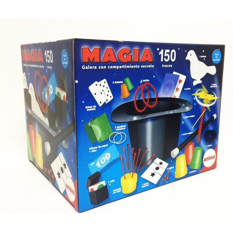 Magia Juego Con 150 Trucos Con Galera Antex Original