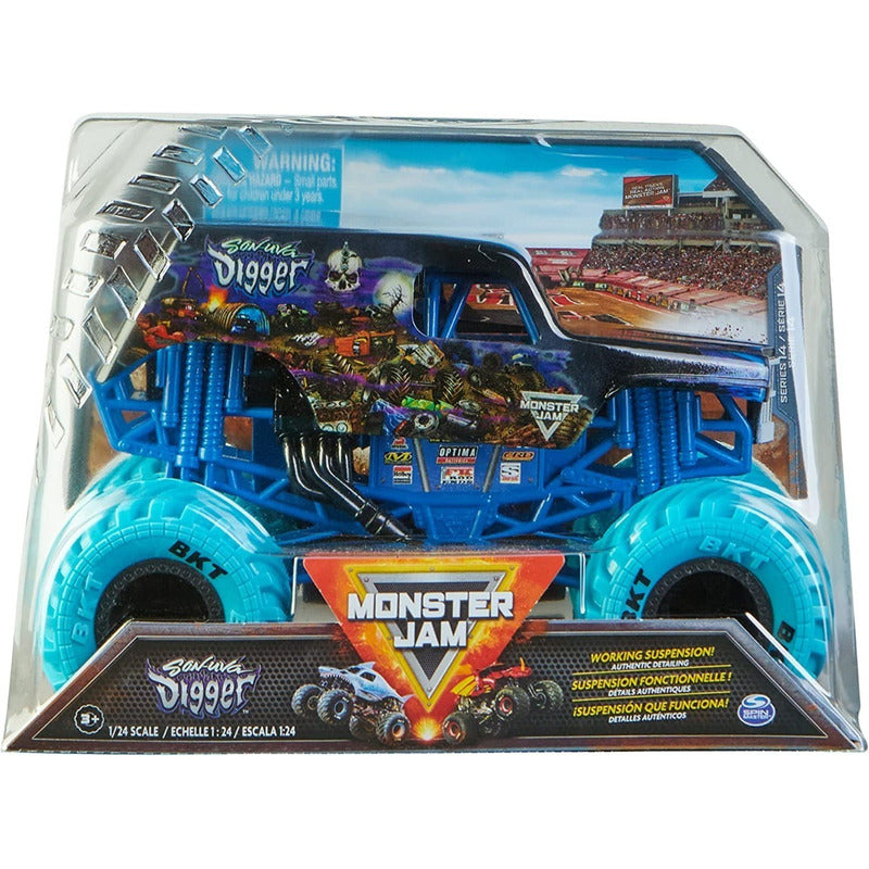 Monster Jam Vehiculo Metal Escala 1:24 Original 58700