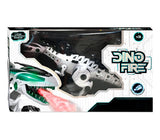 Dino Fire Xl Dinosaurio Robot Lanza Vapor Luz Sonido Ik0021 Color Blanco