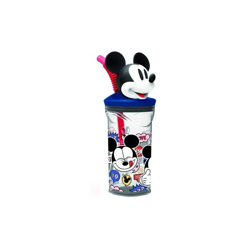 Vaso Mickey Con Figura En 3d Licencia Original Km528