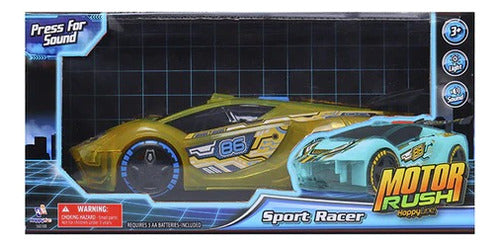 Auto De Carreras Con Luz Y Sonido Motor Rush