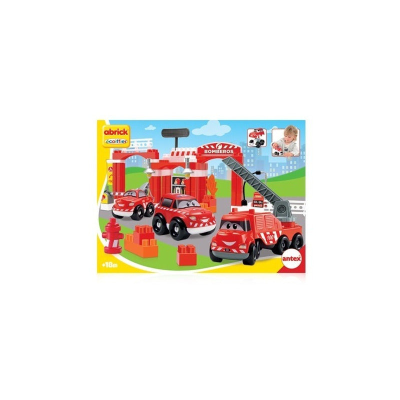 Abrick Set Bomberos Juego Original De Antex 9044
