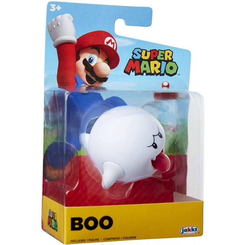 Muñeco Super Mario Figura Boo Articulada 10cm Original 40457