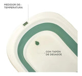 Bañera Para Bebe Infantil Ok Baby Con Termometro Plegable Nombre Del Diseño Plegable Color Verde