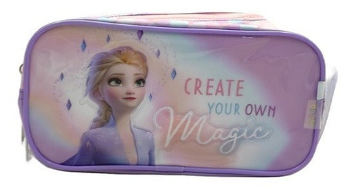 Frozen Cartuchera Canopla 2 Cierres Original Wabro 56805