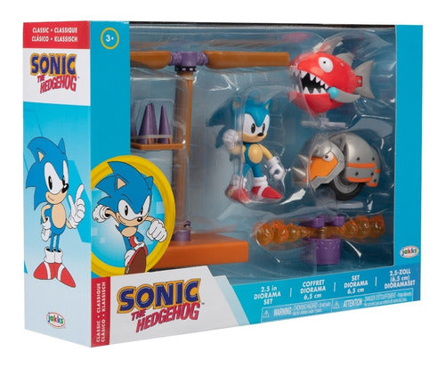 Muñeco Sonic Set De Juego Diorama Set Original 40486