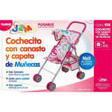 Cochecito Para Muñecas P/ Bebotes Juguete De Metal 9318