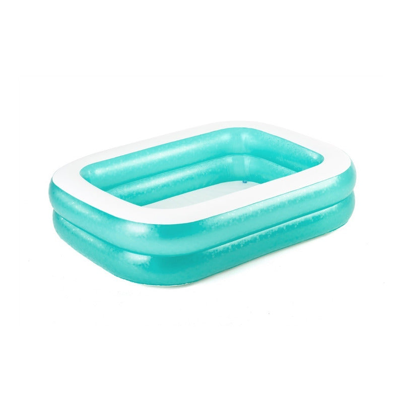 Pileta Inflable Rectangular 54005 Azul 201x150x51cm Bestway