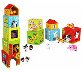 Cajas Apilables 10 Piezas Carton Reforzado Tooky Toy Ft670