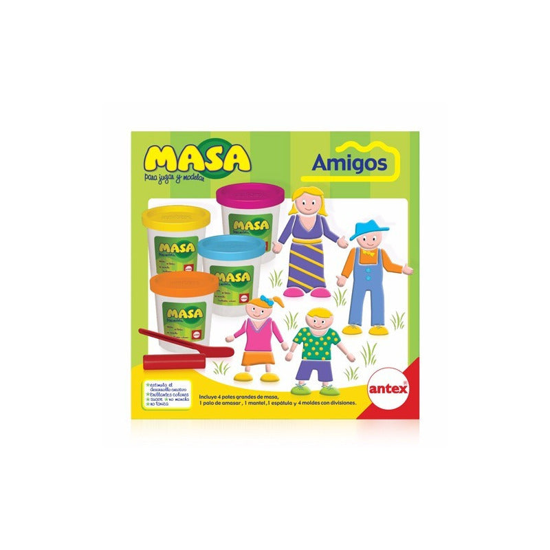 Masa Para Moldear Modelo Amigos Original Antex