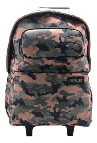 Mochila Con Carro 18'' Ck621 Original Cresko