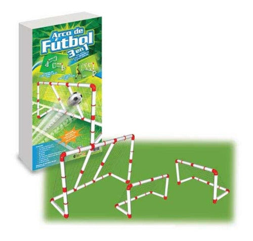 Set Arcos De Futbol 3 En 1 Original Dimare