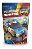 Rasti Policias Y Bomberos 43 Piezas Con Stickers Dimare 1083