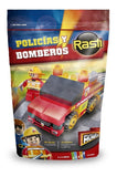 Rasti Policias Y Bomberos 44 Piezas Con Stickers Dimare 1084