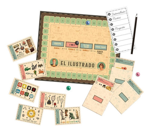 El Ilustrado Juego De Mesa Original Maldon