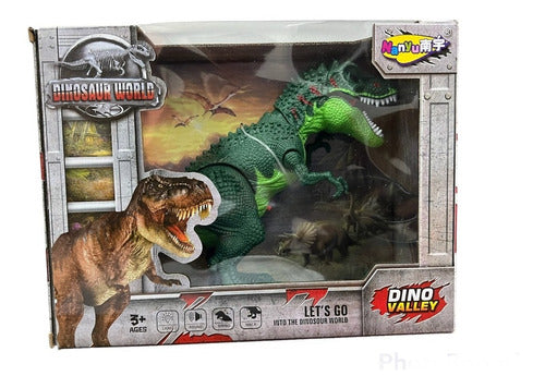 Dinosaurios Con Movimiento Luz Y Sonido 35cm 7377