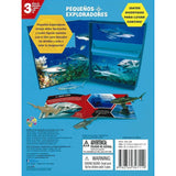 Tiburones Pequeños Exploradores Libro Niños Con 4 Figuras