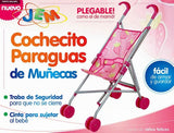 Coche Paraguita P/muñecas Bebotes Juguete De Metal 9302d