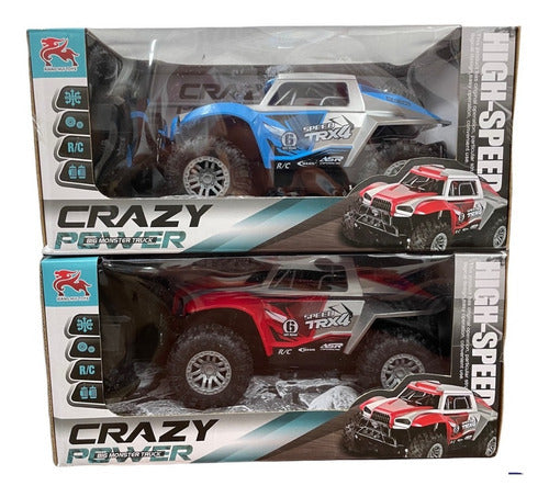 Camioneta 4x4 Radio Control 1:16 Usb C/luz 20cm 8586-1