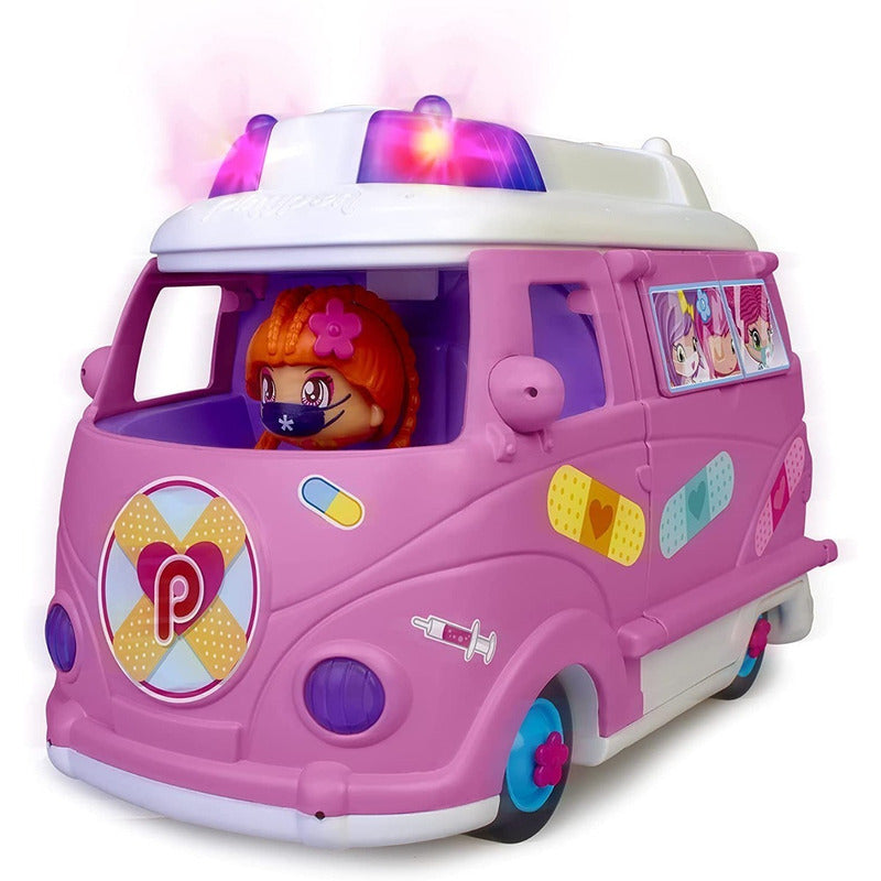 Pinypon Figura Socorro Ambulancia Luz Y Sonido Orig. 16790