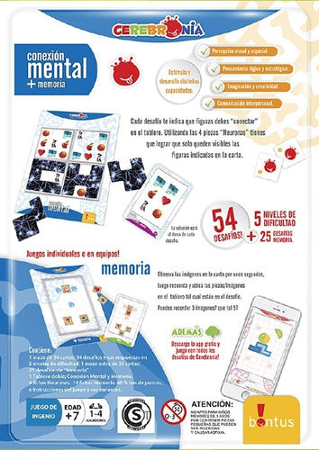 Conexion Mental Juego De Mesa Original Bontus 654