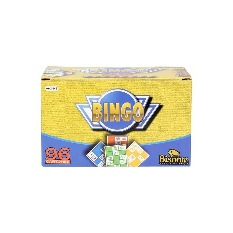 Bingo Familiar Con 96 Cartones Marca Bisonte 1445