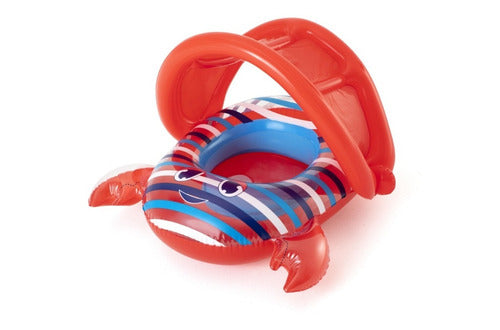 Asiento Flotador Inflable Salvavidas C/techo Bestway 34125