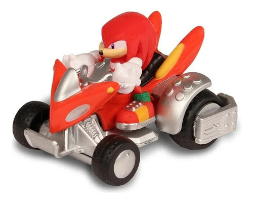 Sonic Vehiculo Knuckles Auto 5cm Metal Original 64196