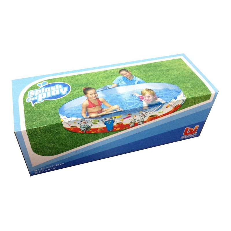 Pileta Rigida Pvc Redonda Motivo Espacial 152x25cm Bestway