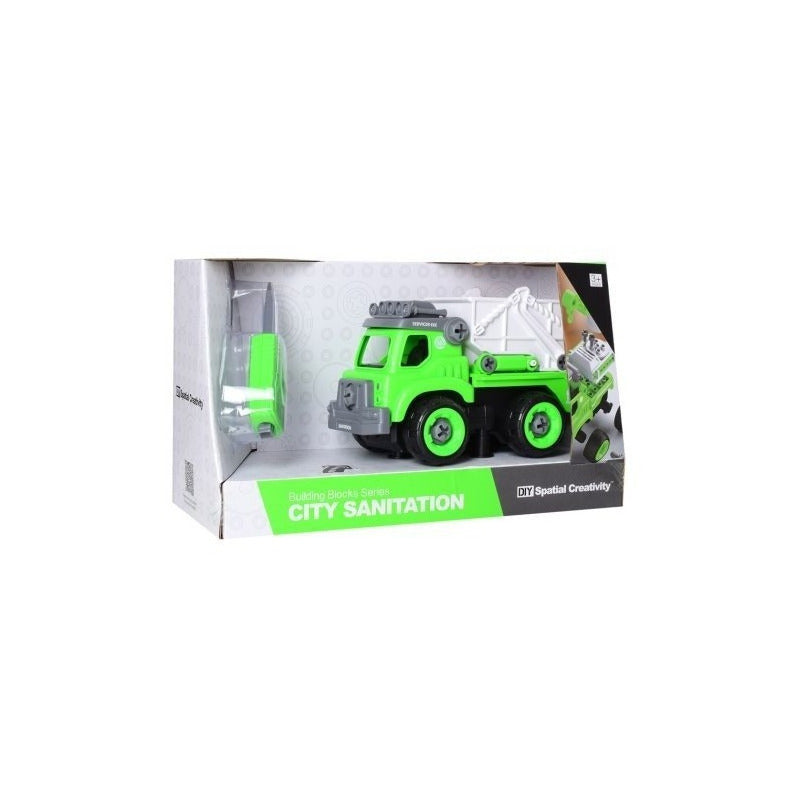 Camion Volquete P/armar Y Desarmar Sonido Diy Ik0087