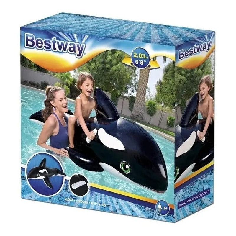 Ballena Orca Flotador Grande Inflable Bestway