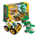 Blocky Dinos Con 65 Piezas Original Dimare 0677