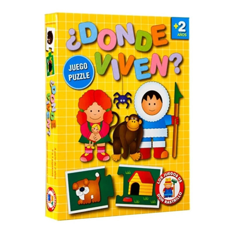 Donde Viven Juego Puzzle Original Ruibal