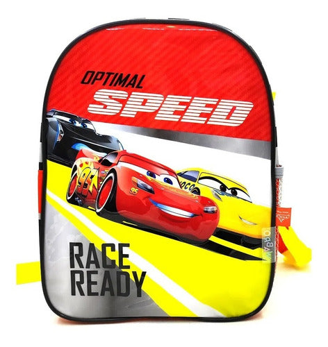 Mochila De Espalda Cars C/lic. Original 12'' 21122