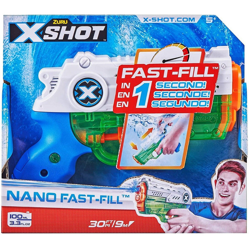 Pistola De Agua X-shot Nano Fast-fill Original Zuru