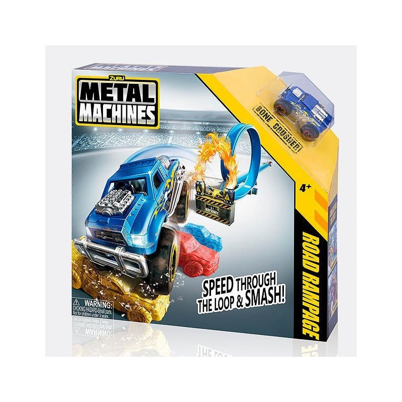 Metal Machines Pista Auto Road Rampage Original Zuru